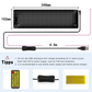 Colorful Eye Lamp LED Soft Screen for Car Windows - App Controlled, Waterproof IP65, USB Powered
