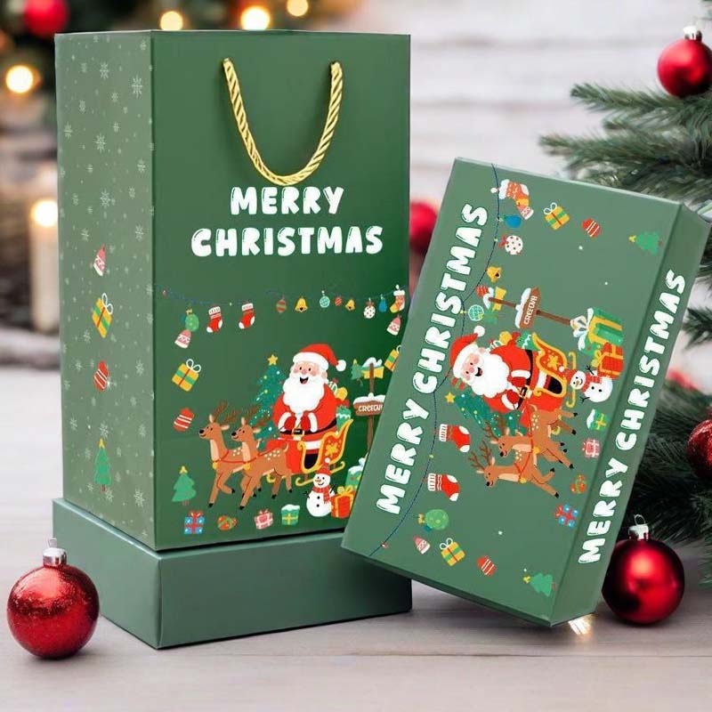 Unique Folding Bouncing Christmas Gift Box
