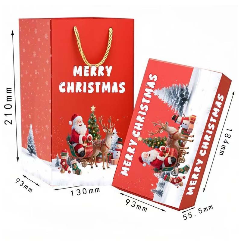 Unique Folding Bouncing Christmas Gift Box