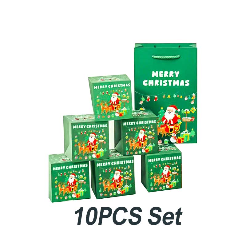 Unique Folding Bouncing Christmas Gift Box
