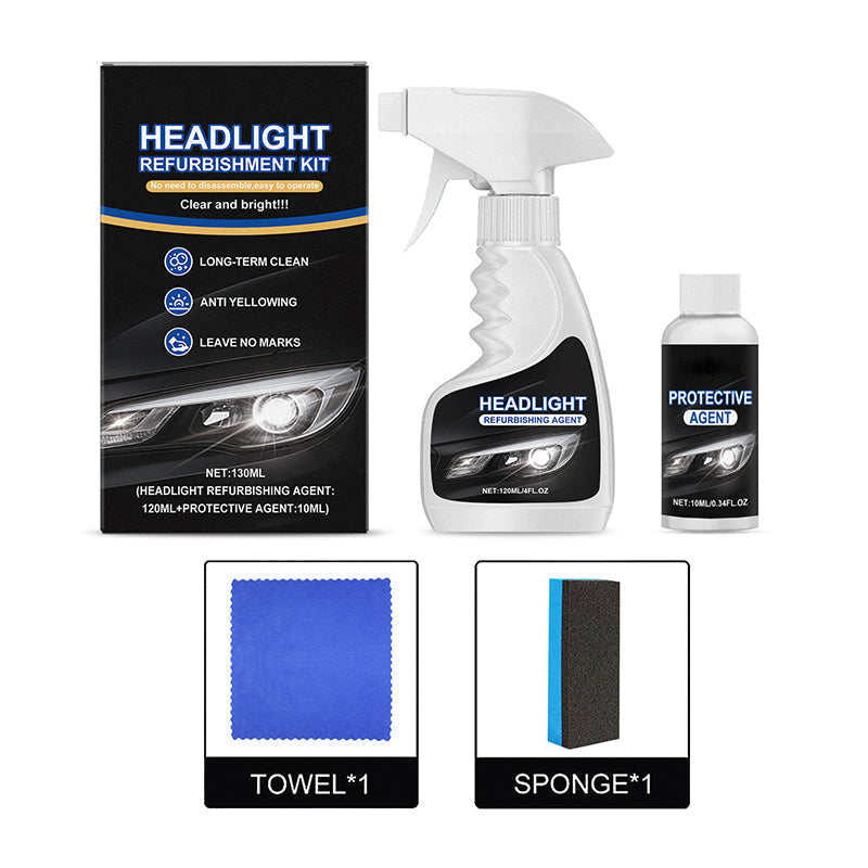 🚗Headlight Restorer🔧Renews old lights to ‘Brand New’ in just 2 mins with astonishing, long-lasting brilliance for safer nights🚘