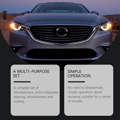 🚗Headlight Restorer🔧Renews old lights to ‘Brand New’ in just 2 mins with astonishing, long-lasting brilliance for safer nights🚘