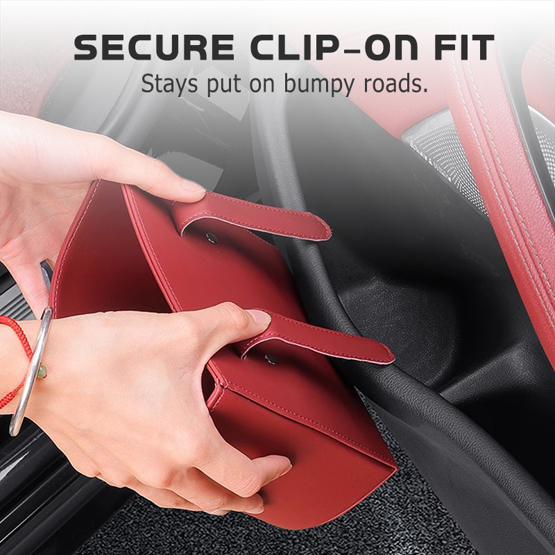 🚗 50% OFF! Leather Car Door Cup Holder – Wide‑mouth opening, easy reach for drinks & phone. Clip‑on secure fit. PU leather, tough & stylish. 🛡️✨