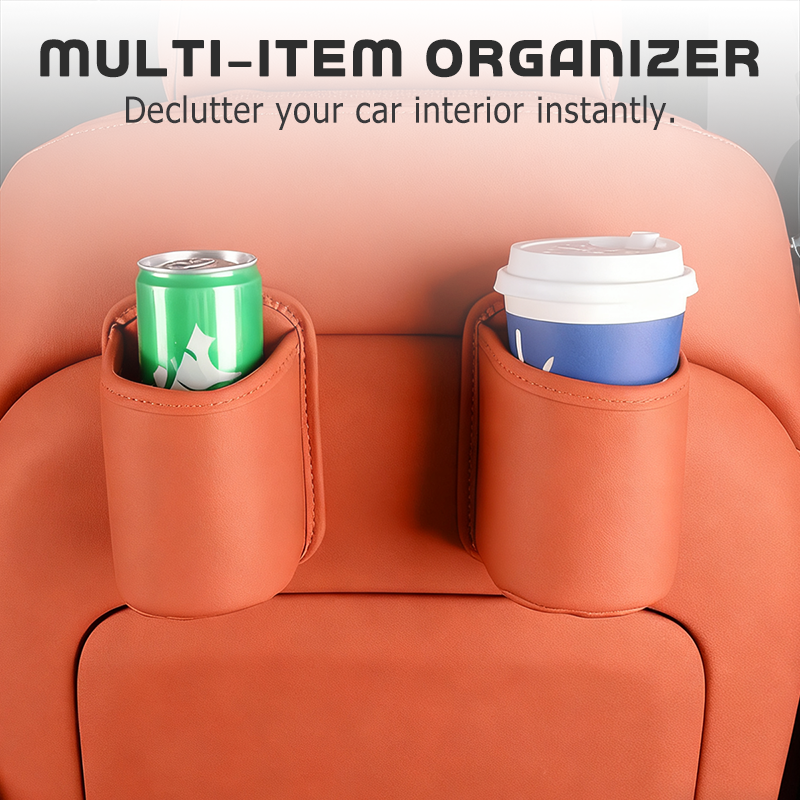 🚗 50% OFF! Leather Car Door Cup Holder – Wide‑mouth opening, easy reach for drinks & phone. Clip‑on secure fit. PU leather, tough & stylish. 🛡️✨