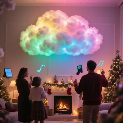 DIY USB-Powered Thundercloud LED Light Decor