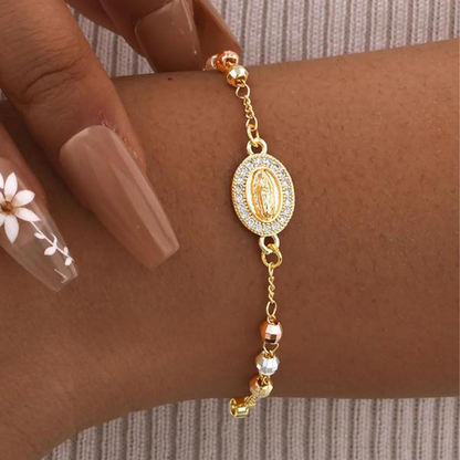 ✝️Hot Sale✨Elegant Rhinestone Cross Bracelet