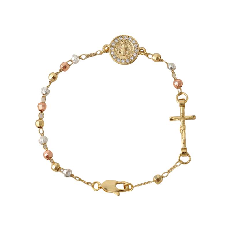 ✝️Hot Sale✨Elegant Rhinestone Cross Bracelet
