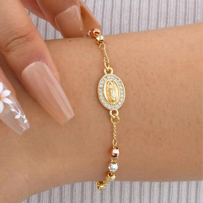 ✝️Hot Sale✨Elegant Rhinestone Cross Bracelet