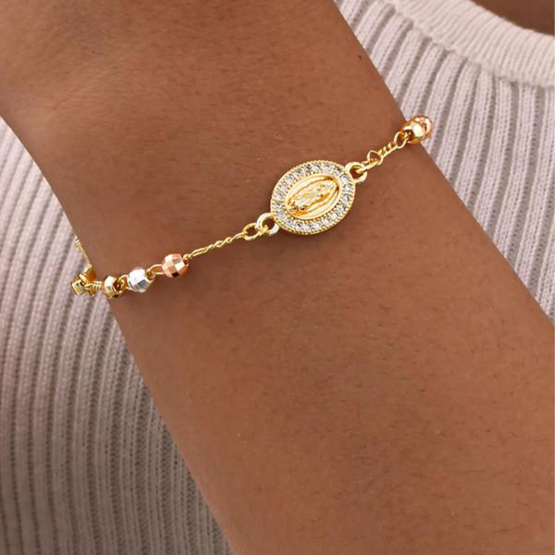 ✝️Hot Sale✨Elegant Rhinestone Cross Bracelet
