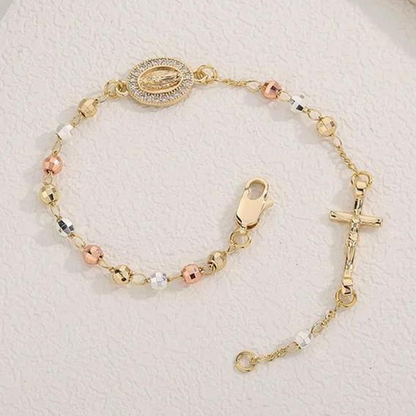 ✝️Hot Sale✨Elegant Rhinestone Cross Bracelet