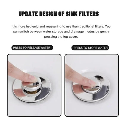 ⏳🔥LIMITED-TIME 50% OFF! ⏰ BUY 1 GET 1 FREE !! 🔥 Stainless Steel Floor Drain Filter – Stop Hair Clogs Before They Start 💧