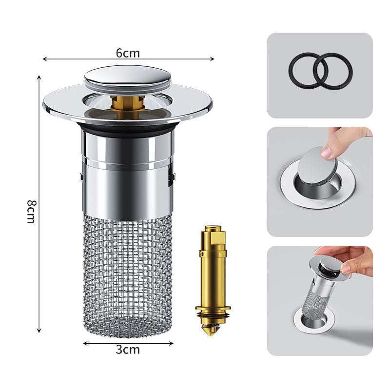 ⏳🔥LIMITED-TIME 50% OFF! ⏰ BUY 1 GET 1 FREE !! 🔥 Stainless Steel Floor Drain Filter – Stop Hair Clogs Before They Start 💧