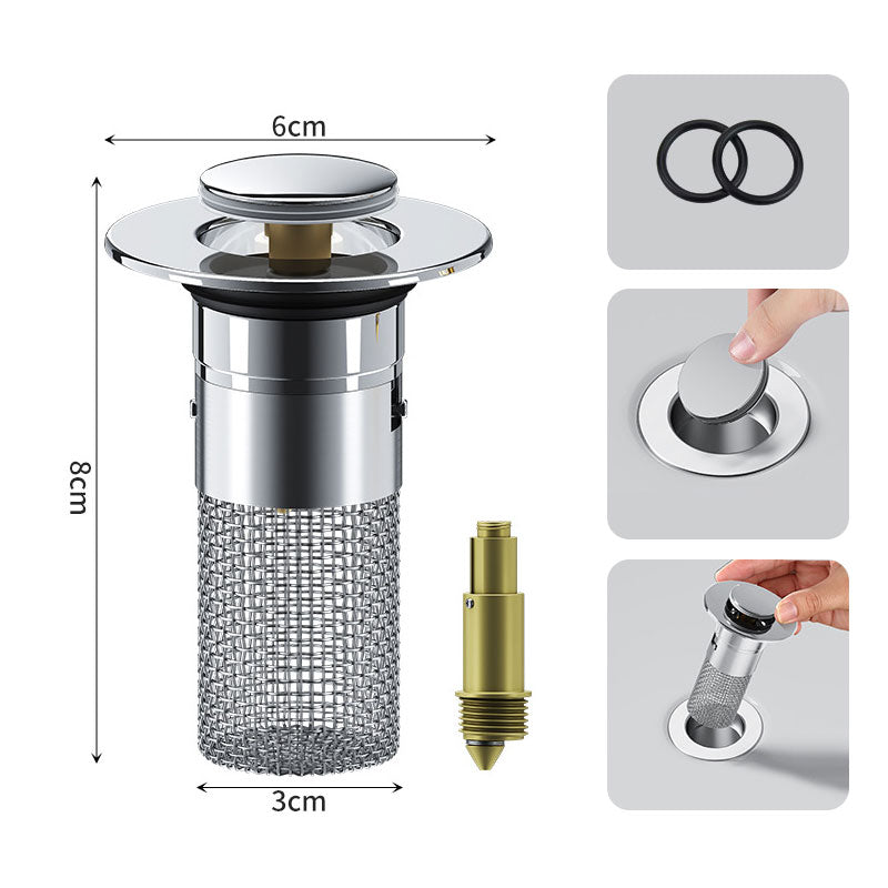 ⏳🔥LIMITED-TIME 50% OFF! ⏰ BUY 1 GET 1 FREE !! 🔥 Stainless Steel Floor Drain Filter – Stop Hair Clogs Before They Start 💧