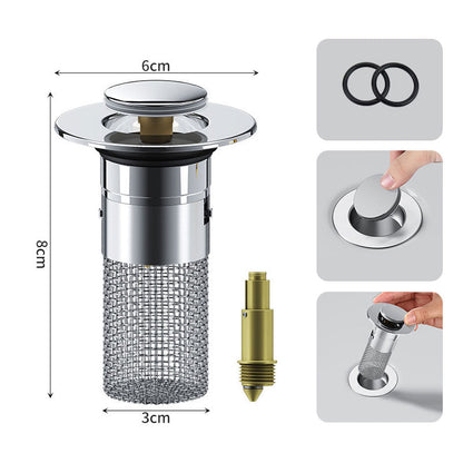 ⏳🔥LIMITED-TIME 50% OFF! ⏰ BUY 1 GET 1 FREE !! 🔥 Stainless Steel Floor Drain Filter – Stop Hair Clogs Before They Start 💧