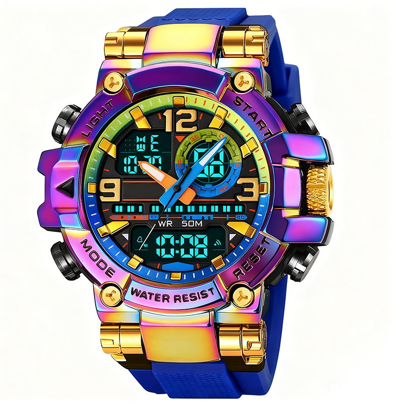 Multifunctional LED Digital Watch – Rugged & Smart ⌚