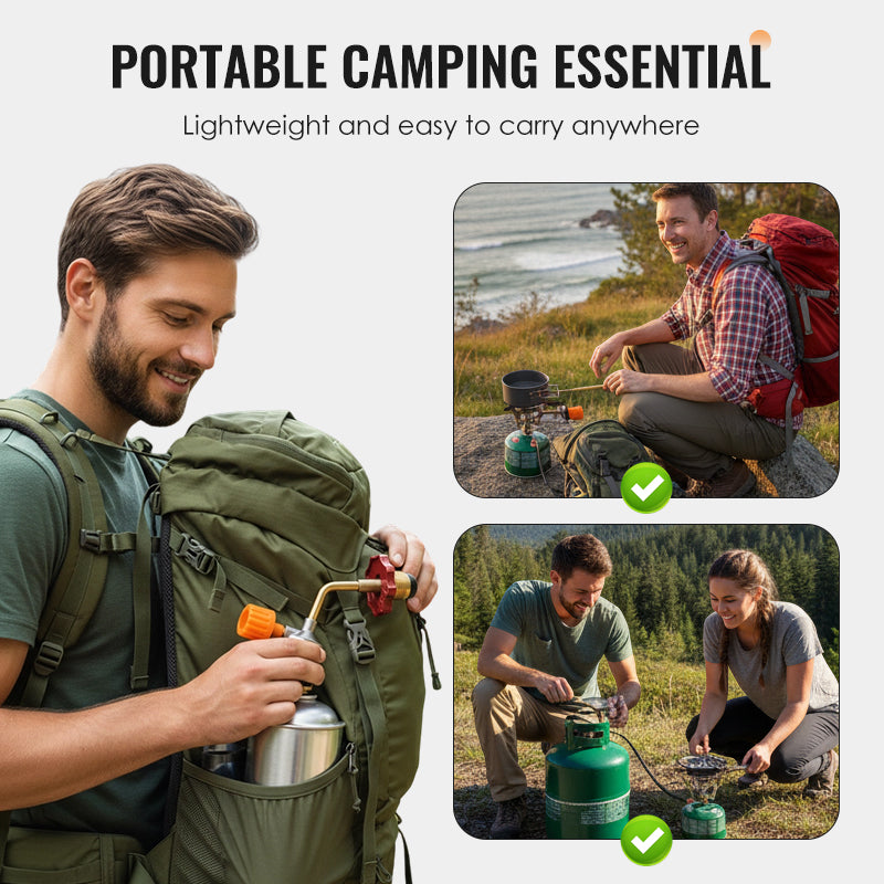 Outdoor Gas Canister Refill Adapter
