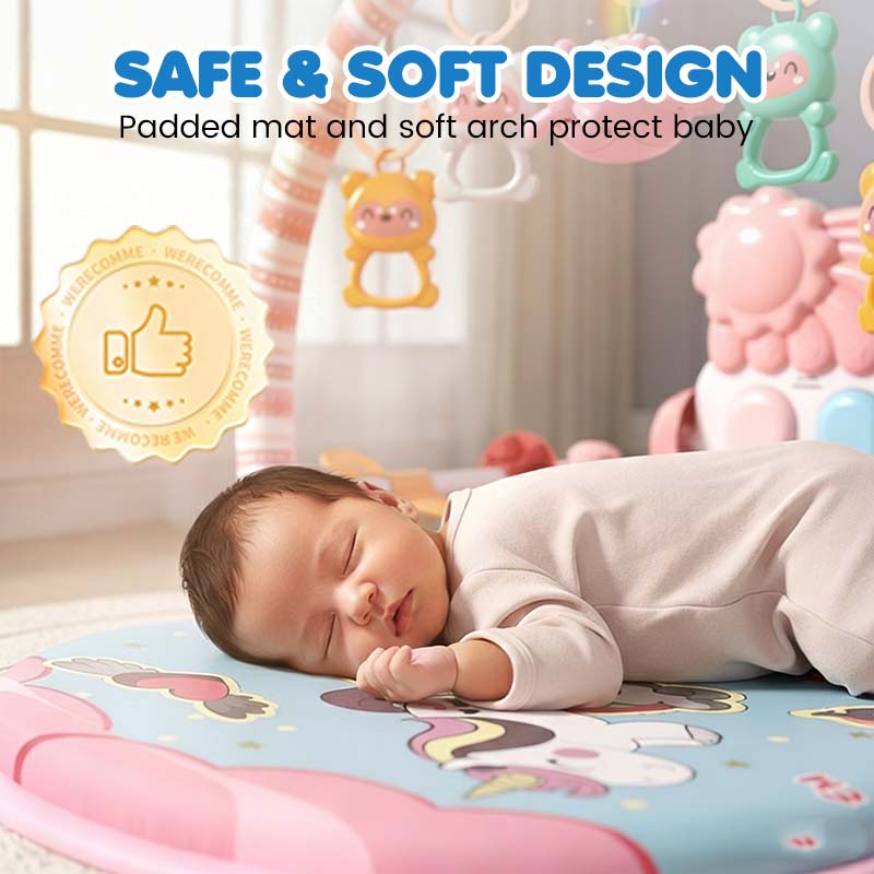 3-in-1 Baby Musical Piano Play Mat