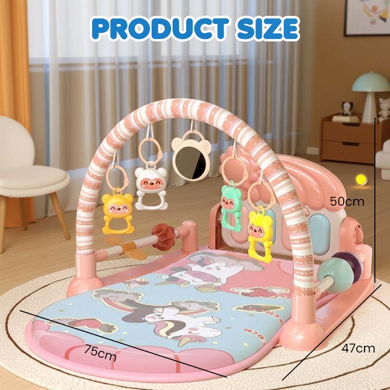 3-in-1 Baby Musical Piano Play Mat