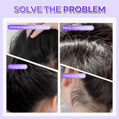 💖BUY 2 GET 1 FREE🔥Styling Comb With Hair Cream🌟Tames Frizz, Adds Shine & Perfect for On-the-Go💇‍♀️