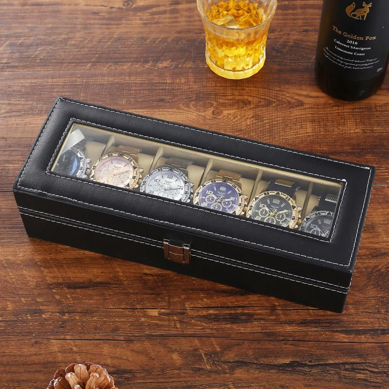 ⌚🎁 6-Piece Men's Watch Set – Premium Gift Box, Multiple Styles for Every Occasion, Complete Collection to Vary Your Look Each Day with Elegance 💼👔