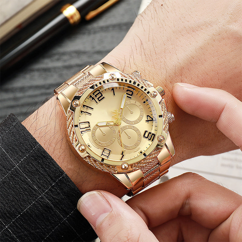 ⌚🎁 6-Piece Men's Watch Set – Premium Gift Box, Multiple Styles for Every Occasion, Complete Collection to Vary Your Look Each Day with Elegance 💼👔