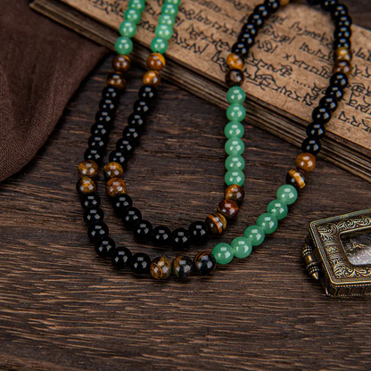 ✨Bohemian Natural Stone Beaded Necklace