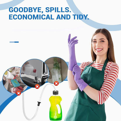 🎉50% OFF !!  🧼 Kitchen Sink Soap Dispenser, Built-in Sink Pump, Directly Connects to Large Soap Bottles for Easy Refilling ✨