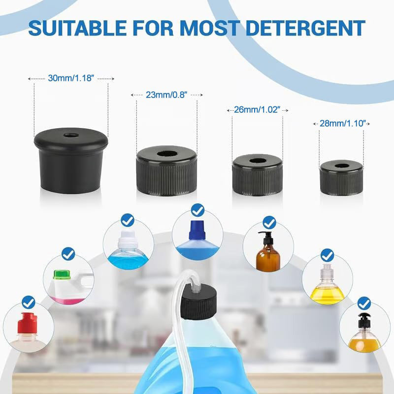 🎉50% OFF !!  🧼 Kitchen Sink Soap Dispenser, Built-in Sink Pump, Directly Connects to Large Soap Bottles for Easy Refilling ✨
