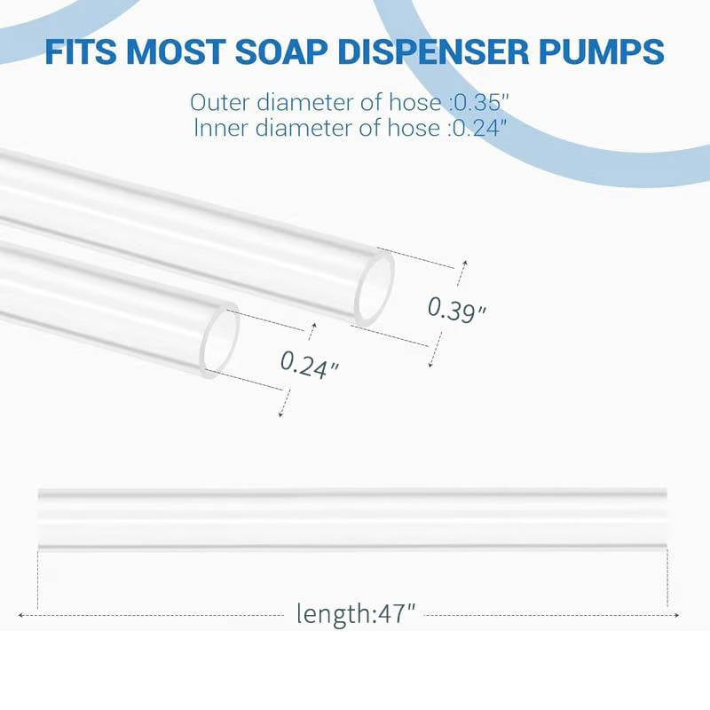 🎉50% OFF !!  🧼 Kitchen Sink Soap Dispenser, Built-in Sink Pump, Directly Connects to Large Soap Bottles for Easy Refilling ✨