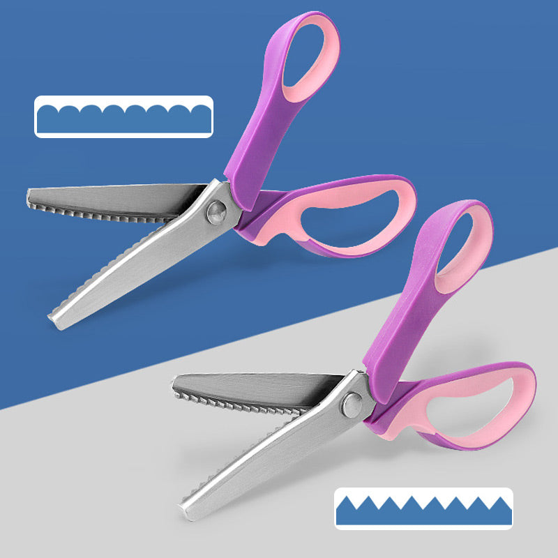 🔥Hot Sale-50% OFF✂️Multipurpose Pinking Shears Serrated Scissors