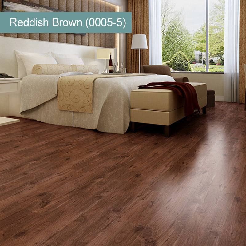 🧱2026 Hot Sale🏠Wood Grain Peel and Stick Floor Tiles, Self-Adhesive, Waterproof & Easy DIY Installation 🌿