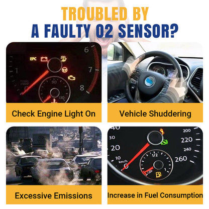 Automotive O2 Sensor Offset Socket & Thread Chaser 5 PCS Set