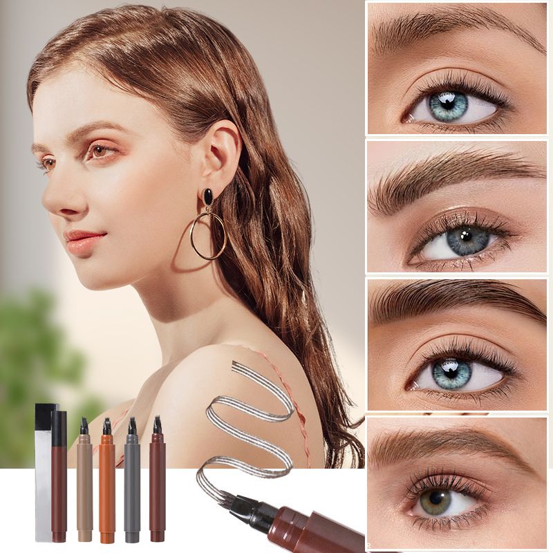 💖Buy 1 Get 1 Free🌟Waterproof Four-tip Beard and Eyebrow Pen