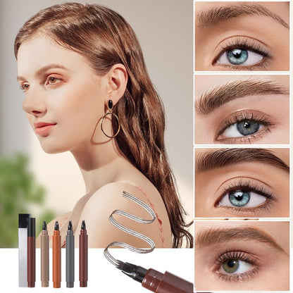 💖Buy 1 Get 1 Free🌟Waterproof Four-tip Beard and Eyebrow Pen