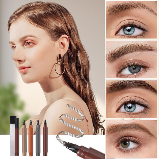 💖Buy 1 Get 1 Free🌟Waterproof Four-tip Beard and Eyebrow Pen