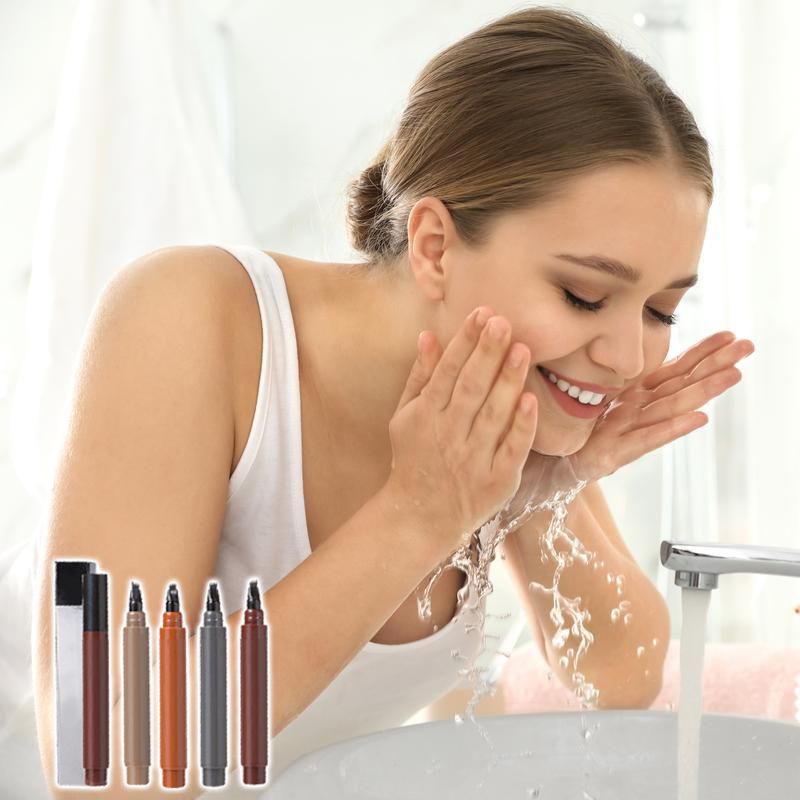 💖Buy 1 Get 1 Free🌟Waterproof Four-tip Beard and Eyebrow Pen