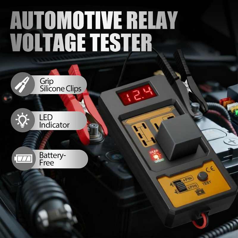 🔥Automotive Relay Voltage Tester with LED Indicator