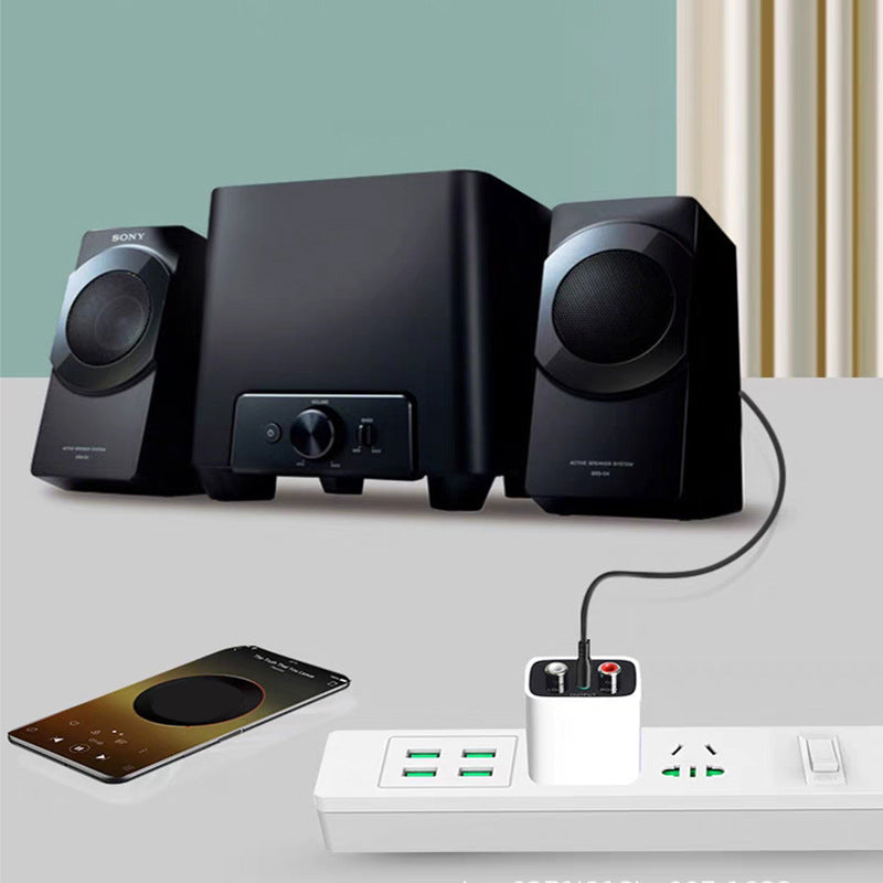 🔥BUY 1 GET 1 FREE🌟Hi-Fi Stereo Bluetooth Audio Adapter with AUX/RCA Output