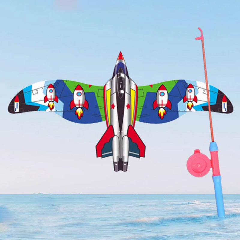 🪁Fishing Rod Kites – Easy to Control, Boosts Coordination & Fun Outdoor Play 👦