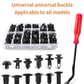 100pcs Universal Auto Fastener Clips Set - Multi-Size Expansion Screw Clips for Car Bumper, Door Panel & Trim
