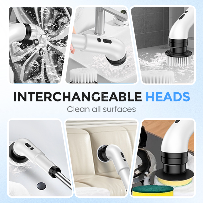 📢📢50%  OFF !! ⏰Multi-Functional Electric Cleaning Brush—Effortlessly Achieve Deep Cleaning!✨
