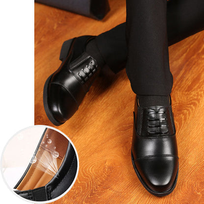 Men's Business Formal Leather Shoes - Gentleman Dress Shoes with Comfort Design & Non-Slip Sole