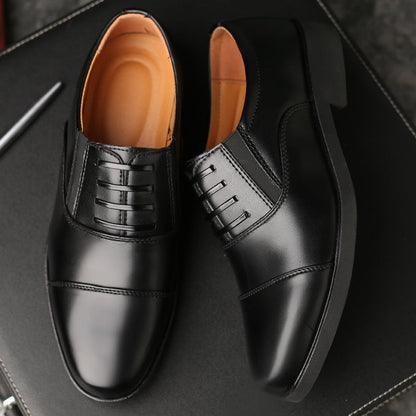 Men's Business Formal Leather Shoes - Gentleman Dress Shoes with Comfort Design & Non-Slip Sole