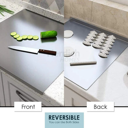 🔪 LIMITED TIME 50% OFF! ✨ Stainless Steel Countertop Chopping Board – Hygienic, Knife-Friendly & Easy-Clean Surface – 304 Food-Grade 🍽️