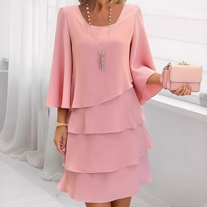 ✨Women's Tiered Ruffle Dress with Flared Sleeves