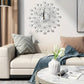 ✨ 62% OFF NOW! 🕰️ Rhinestone Wall Clock – Silent Movement, Sparkling Design & Elegant Home Decor 💎