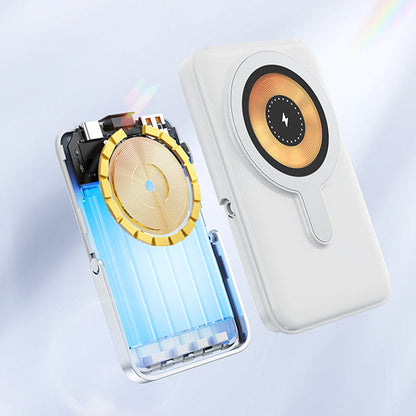 Magnetic Power Bank With Stand & Cable