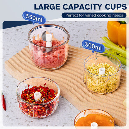 💎50% OFF! 💎 Powerful Large-Capacity Electric Food Chopper – Robust Motor, Smart Design & Stainless Steel Blades