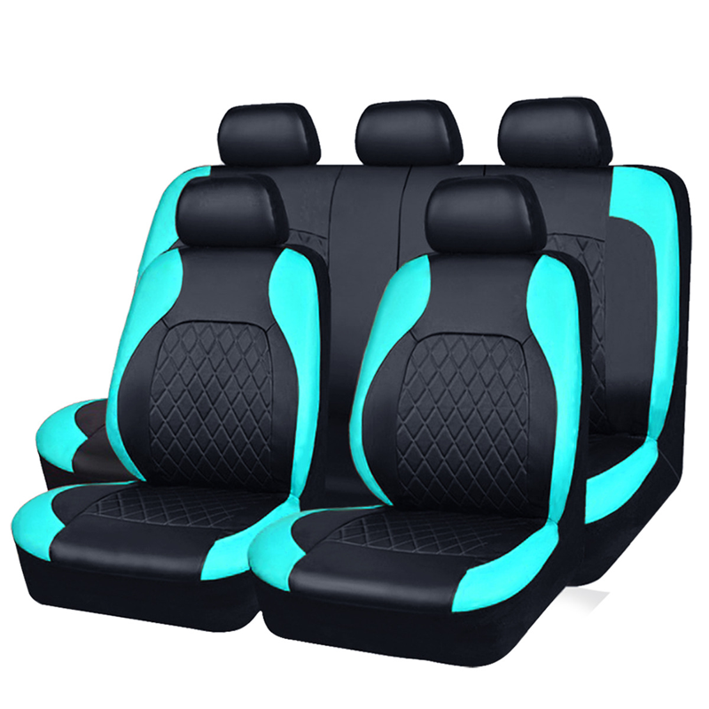📢📢50% OFF⏰🚗9-Piece Universal Fit Leather Car Seat Cover Set