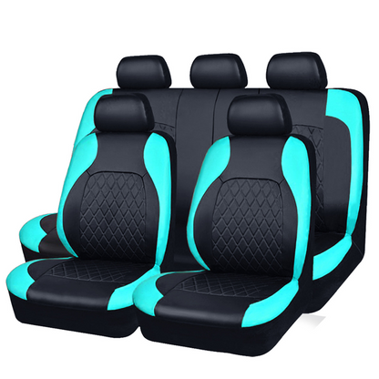 📢📢50% OFF⏰🚗9-Piece Universal Fit Leather Car Seat Cover Set